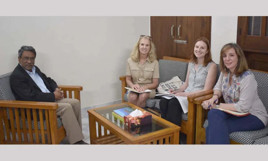 Carrie Kennedy Holds Meeting with Professor Ali Riaz
