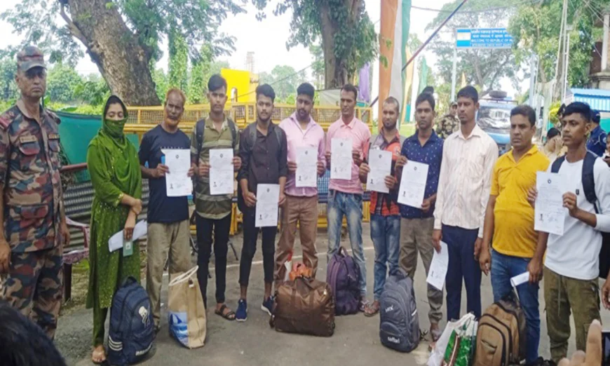 11 Bangladeshis return after serving in Indian jail