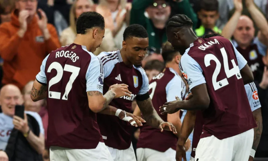 Villa Down Spurs to Boost Champions League Hopes