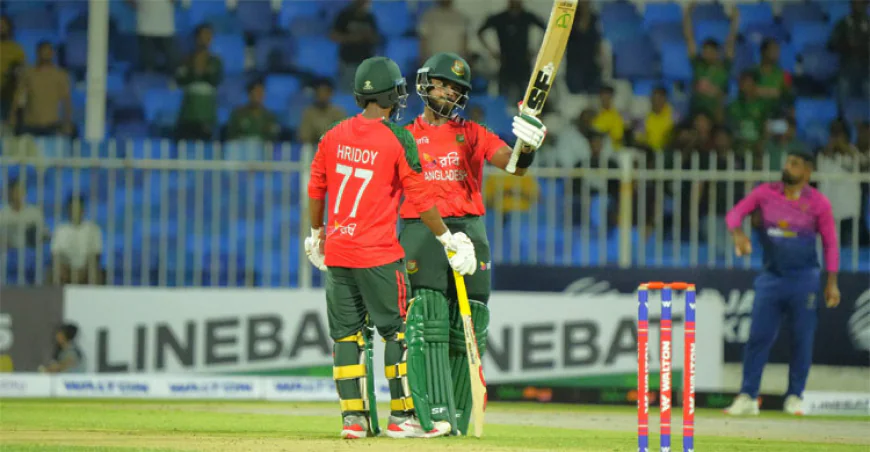 Emon’s Century Powers Bangladesh to T20I Win Against UAE