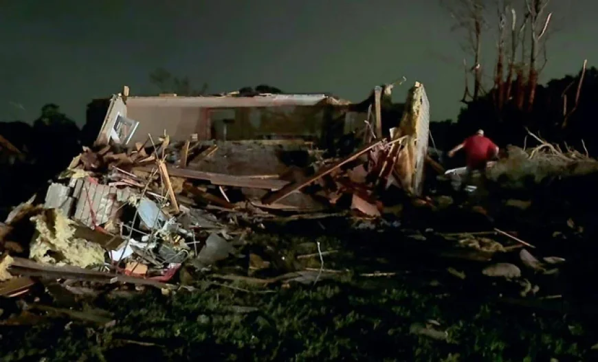 Severe Storms and Tornadoes Claim Over 25 Lives in South-Central US