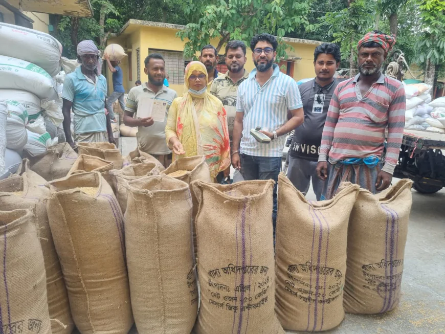 Boro Paddy and Boiled Rice Procurement in Full Swing in Khulna