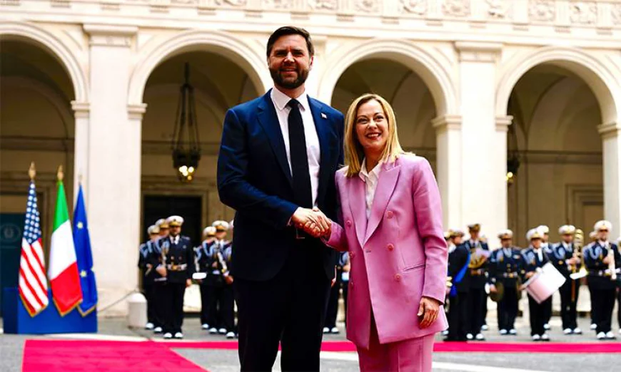 Meloni, VP Vance, and EU Chief to Hold Talks on Sunday