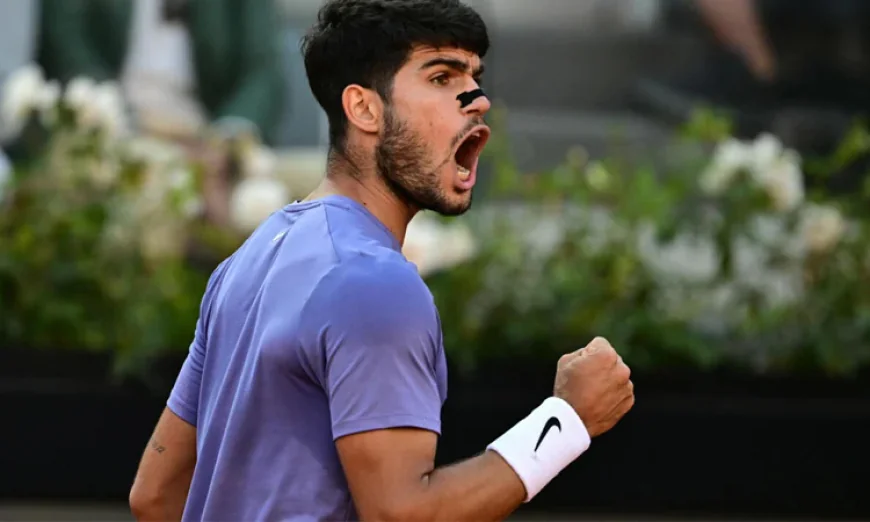 Rome Champion Alcaraz Warns of 'Insane' Sinner Ahead of French Open