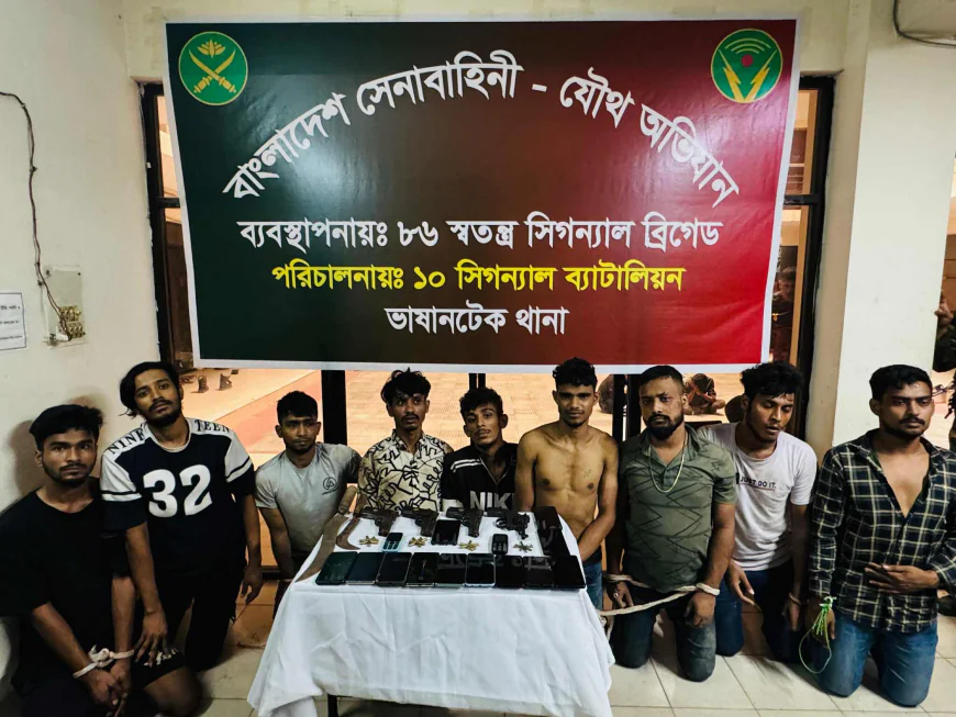 10 members of 'Hitlu Babu' arrested from Matikata in the capital