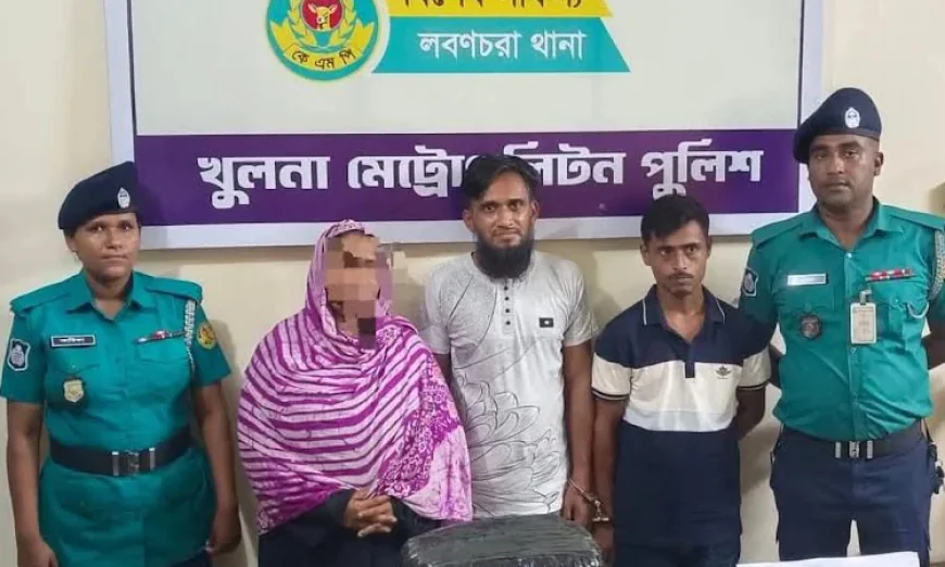 Three Arrested with 10kg Hemp in Khulna
