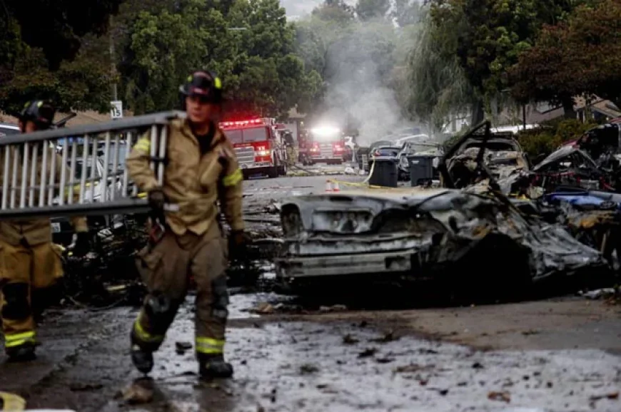 Fiery Plane Crash Devastates California Neighborhood, Multiple Dead