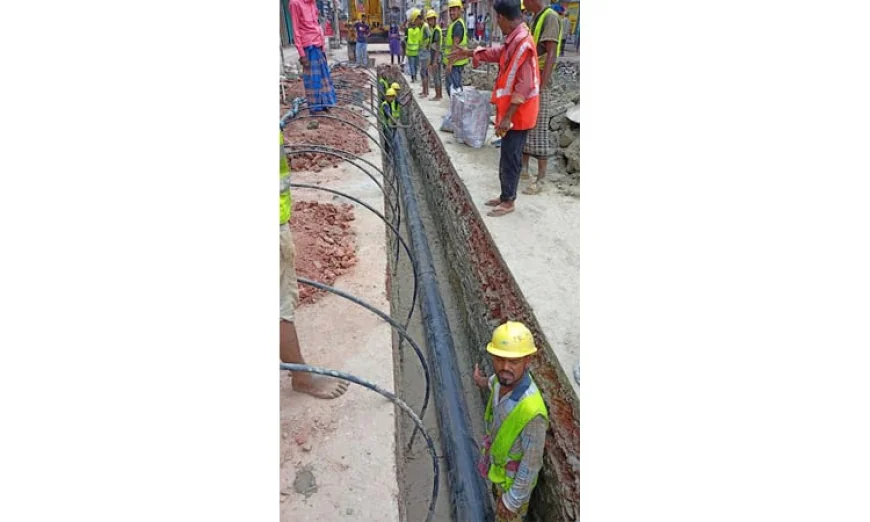 Rapid Progress in Sewerage Treatment Plant Construction in Khulna