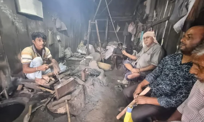 Khulna Blacksmiths Rush to Meet Eid Demand