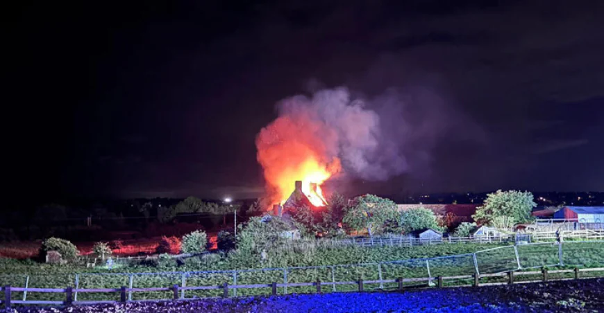 Fire Rips Through Building at Princess Diana’s Former Home