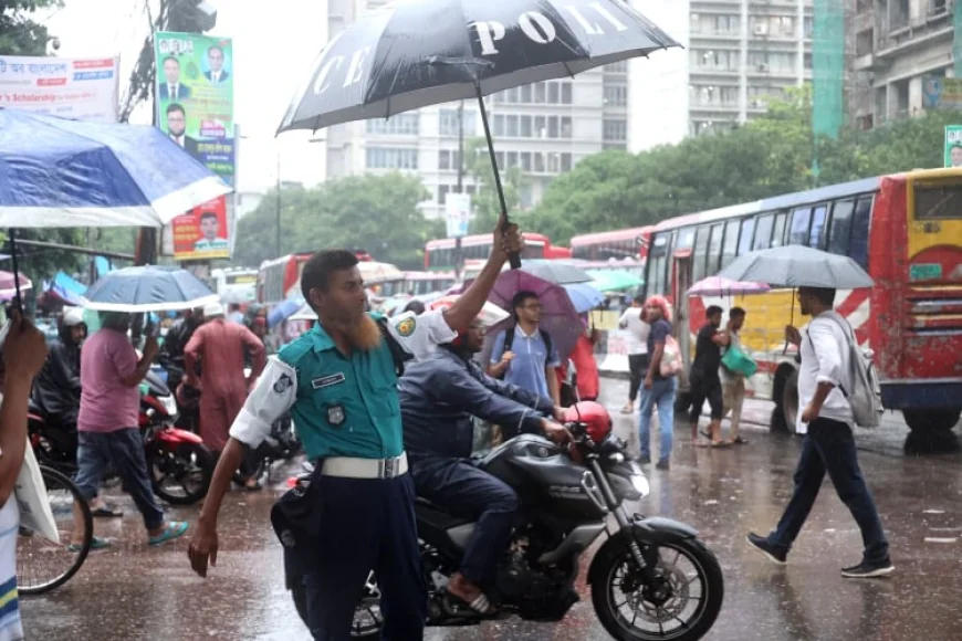 Depression in Northwest Bay Triggers Rainfall in Dhaka and Across Bangladesh