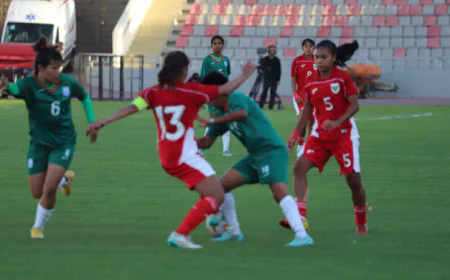 Bangladesh Girls Hold Indonesia in Tri-Nation Tie