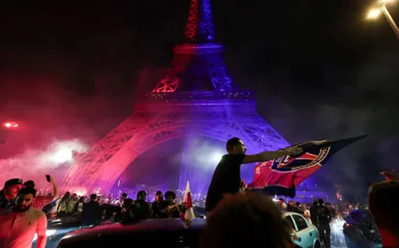 Paris erupts in joy as PSG clinches Champions League title
