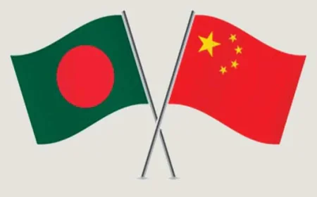 Bangladesh, China Hold 15th Joint Commission Meeting to Boost Economic Ties