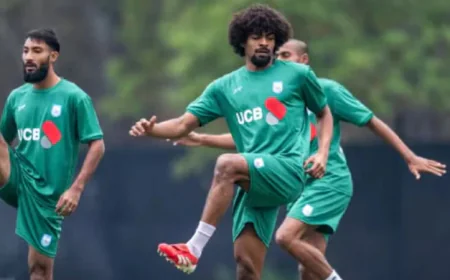 Hamza Choudhury Arrives in Dhaka for Asian Cup Qualifier Against Singapore