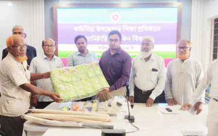 Edu institutions get sports equipment in Kaunia