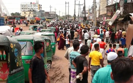 Illegal structures evicted from highway in B’baria