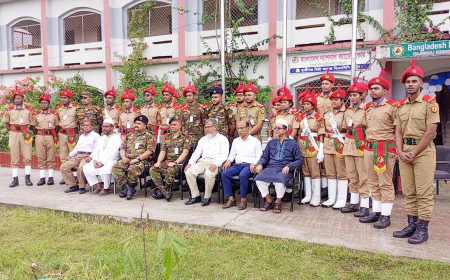 BNCC platoon launched in Hajiganj Degree College