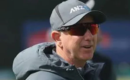 Stead Steps Down After Seven Years as Black Caps Begin Coach Hunt