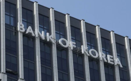 South Korea’s Economy Flat in Q1, Central Bank Reports