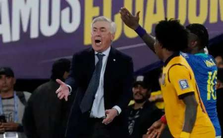 Brazil Draw with Ecuador in Ancelotti’s Coaching Debut