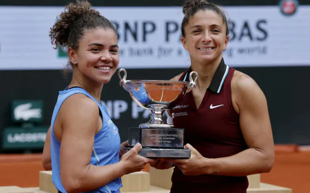 Errani and Paolini Clinch French Open Women’s Doubles Title