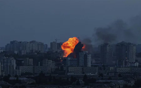 Russian Strikes Kill One in Central Ukraine: Official