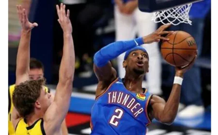Thunder Storm Past Pacers to Even NBA Finals