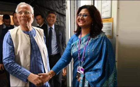 Yunus Arrives in London for Four-Day Visit