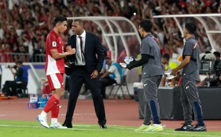 Kluivert Urges Indonesia to Learn from Japan Defeat in World Cup Push