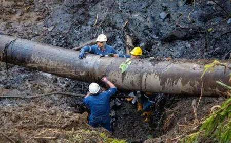 Pipeline Rupture Halts Crude Oil Flow in Ecuador