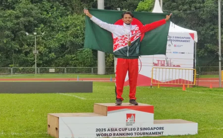 Bangladesh’s Alif Clinches Gold in Asia Cup Archery Singles