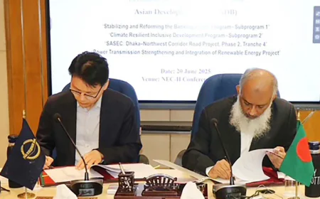 ADB to Provide $204 Million to Expand Dhaka–Northwest Trade Corridor