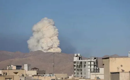 Israel Strikes Missile Sites in Central Iran, Says Air Force