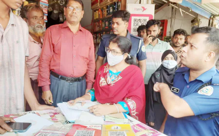 3 businesses fined Tk 18,000 in Agailjhara