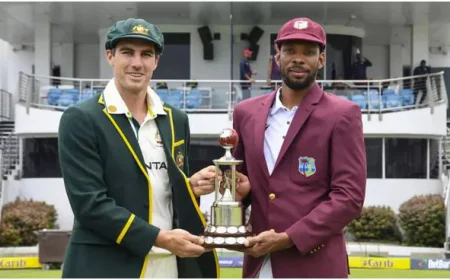 Australia opt to bat first in first Test against West Indies