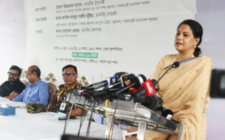 ‘Zero Soil’ Initiative Launched to Tackle Dhaka’s Air Pollution: Rizwana