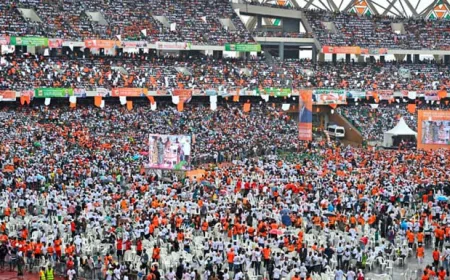 Four killed in stampede at Ivory Coast political gathering says official