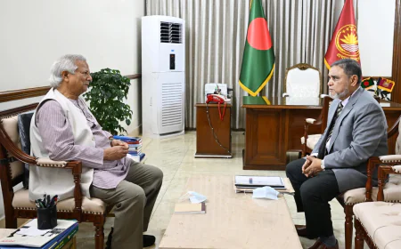 CEC Nasir Uddin calls on Chief Adviser Yunus