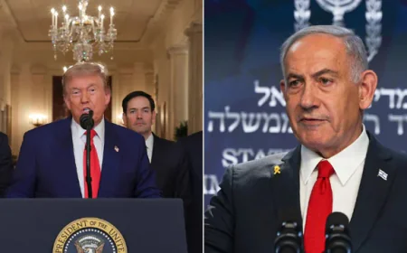 Trump says he won't stand for Netanyahu’s continued prosecution