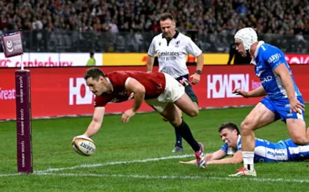 Tomos Williams Ruled Out of Lions Tour After Hamstring Tear