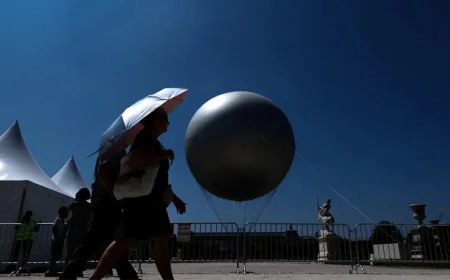 Fires Erupt as Most of France Faces Heatwave Alert