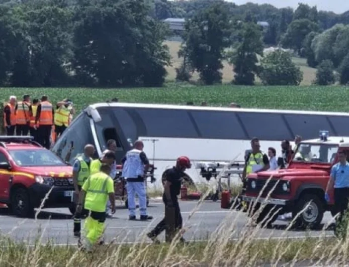 Ukrainian Student Bus Overturns in France, 4 Dead