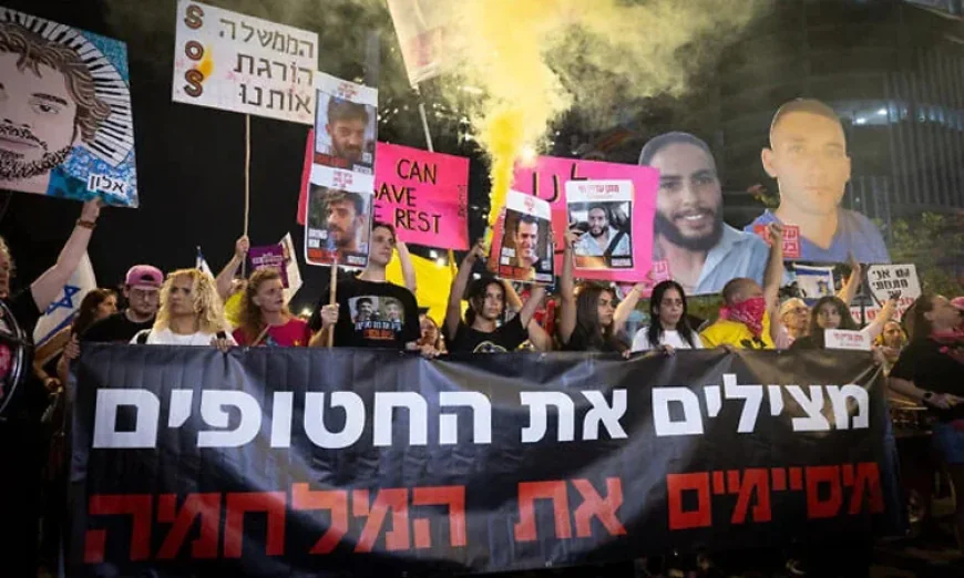 Thousands Rally in Tel Aviv Demanding Release of Gaza Hostages