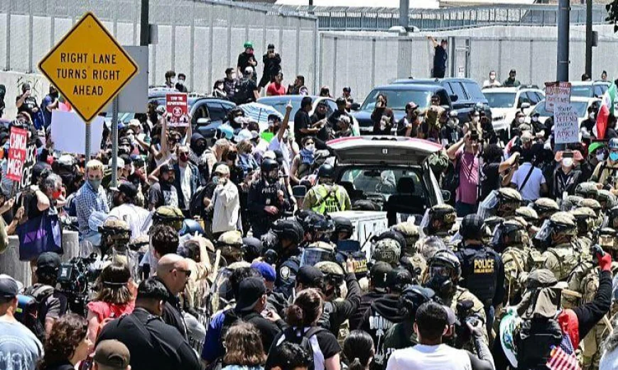 LA Unrest Deepens as Trump’s Military Move Draws Fire