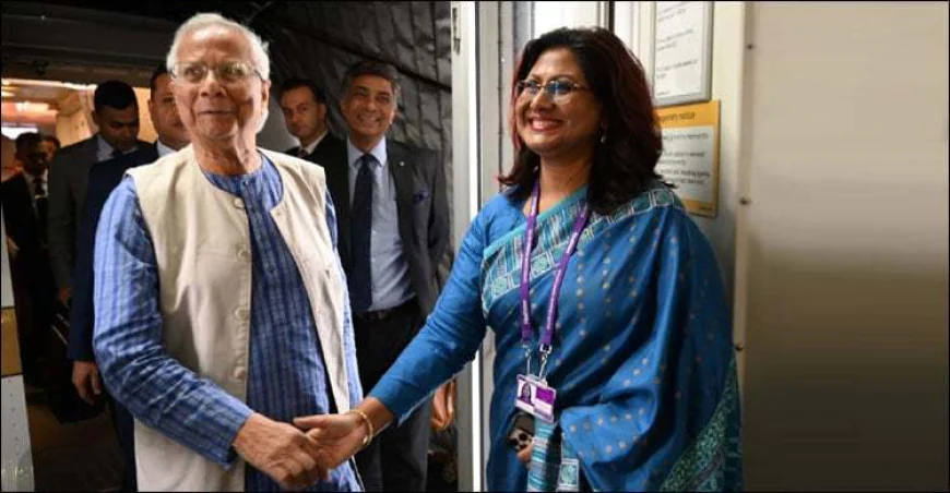 Yunus Arrives in London for Four-Day Visit