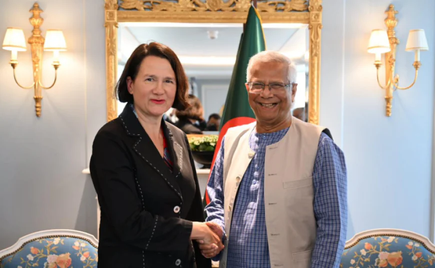 Catherine West Meets Prof. Yunus in London