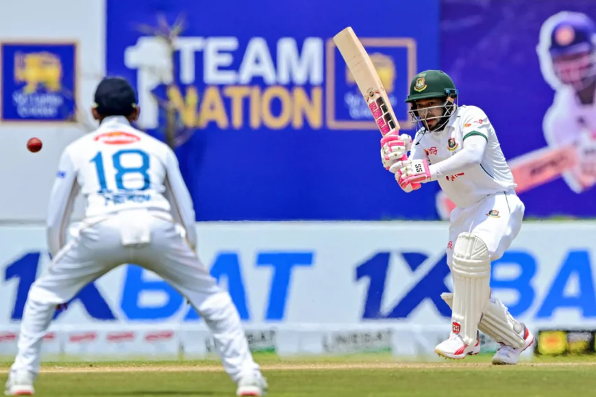 Shanto, Mushfiqur Tons Put Bangladesh on Top