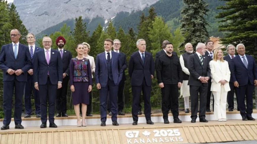 G7 Leaders Back Ukraine While U.S. Blocks Unified Statement