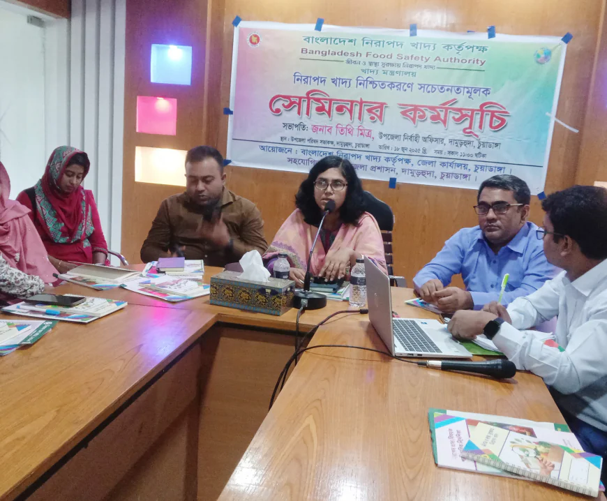 Seminar on ensuring safe food held in Damurhuda